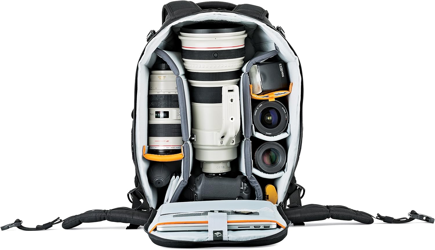 Lowepro LP37131-PWW, Flipside 500 AW II Camera Backpack, Fits Mirrorless, Compact Drone, DSLR with Lens, Extra Lenses, Black-5