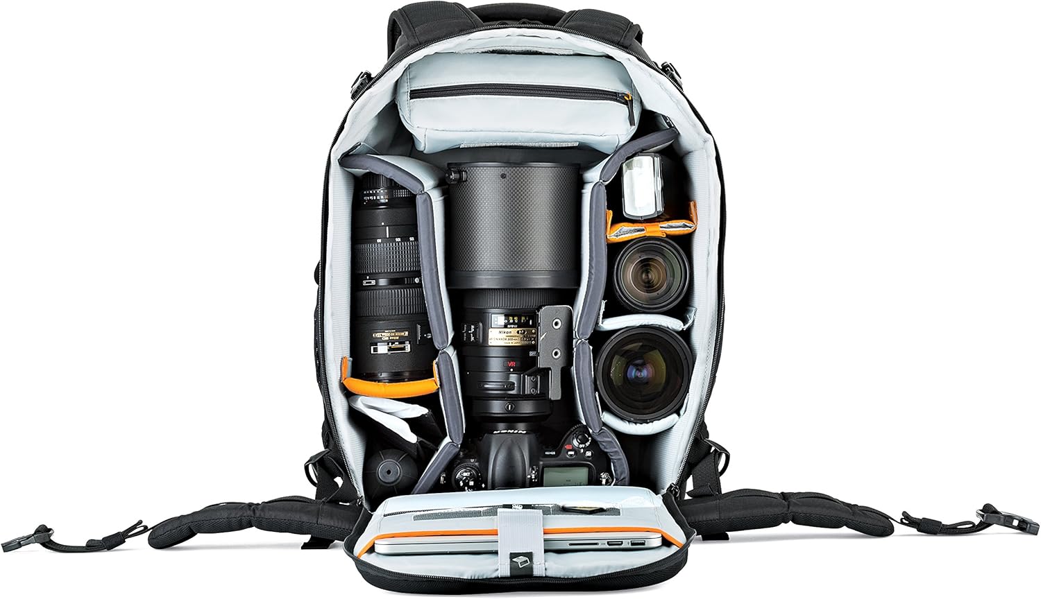 Lowepro LP37131-PWW, Flipside 500 AW II Camera Backpack, Fits Mirrorless, Compact Drone, DSLR with Lens, Extra Lenses, Black-6