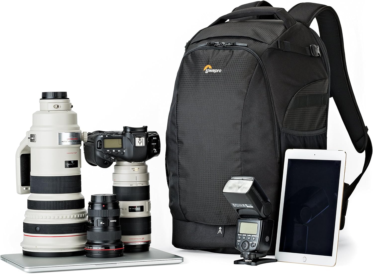 Lowepro LP37131-PWW, Flipside 500 AW II Camera Backpack, Fits Mirrorless, Compact Drone, DSLR with Lens, Extra Lenses, Black-7