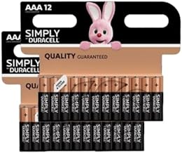 Duracell Simply MN2400 AAA Alkaline Batteries (Pack of 24)