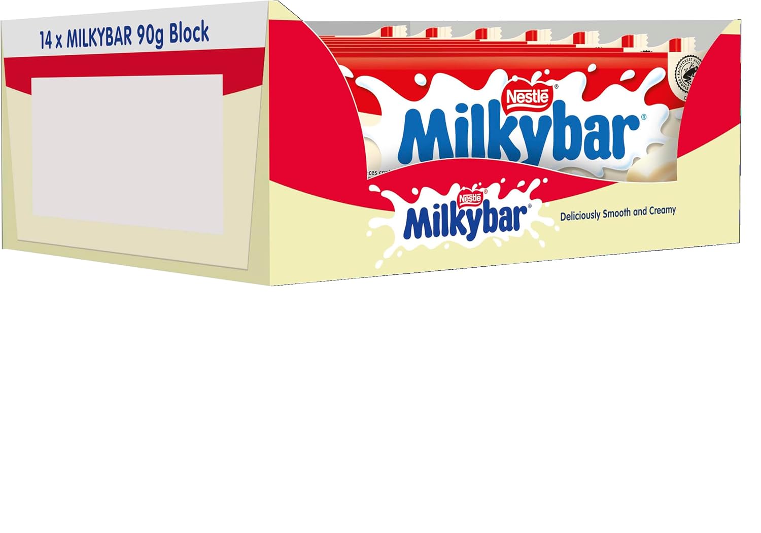 Milkybar White Chocolate Sharing Bars, 14 x 90 g-1