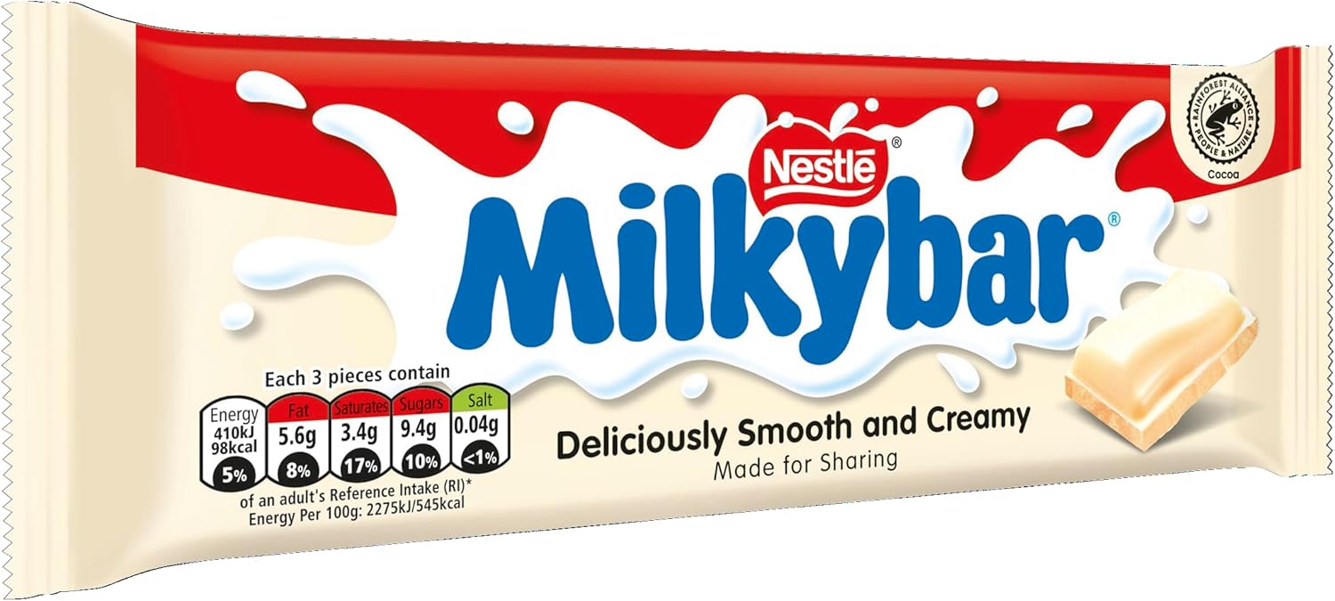 Milkybar White Chocolate Sharing Bars, 14 x 90 g-4