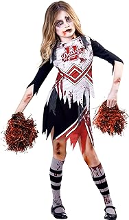 amscan Childs Zombie Cheerleader Fancy Dress