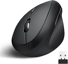 perixx PERIMICE-719 Right-Handed Wireless Mini Vertical Mouse, 3 Level DPI