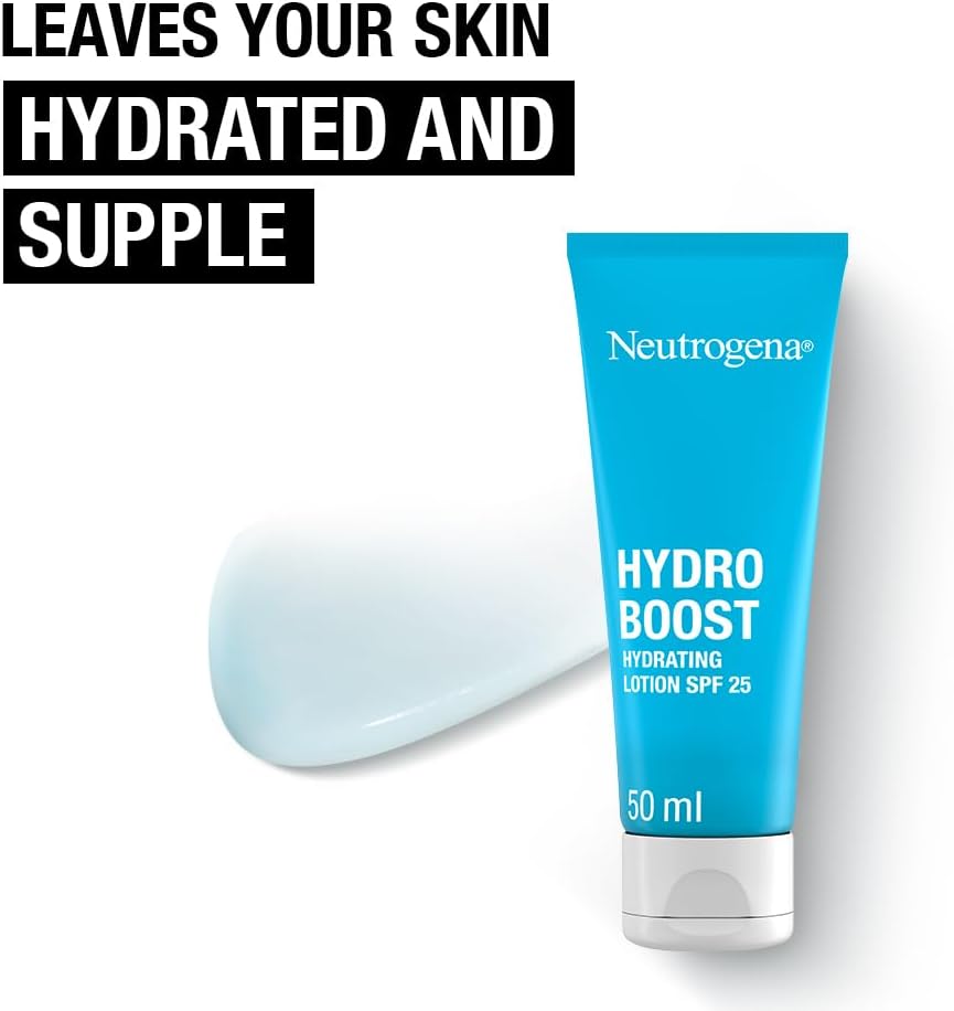 Neutrogena Hydro Boost City Shield Hydration Lotion SPF 25 (1x 50ml), Face Lotion to Protect Against Pollution and Sun Damage, Moisturiser with SPF, Hyaluronic Acid and Antioxidant for Radiant Skin-2