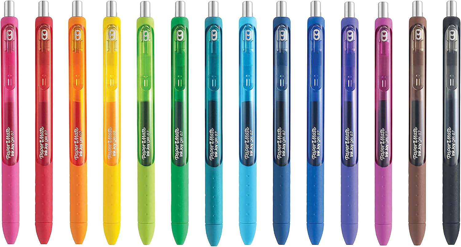 Paper Mate InkJoy Gel Pens | Medium Point (0.7mm) | Assorted Colours | 14 Count-1