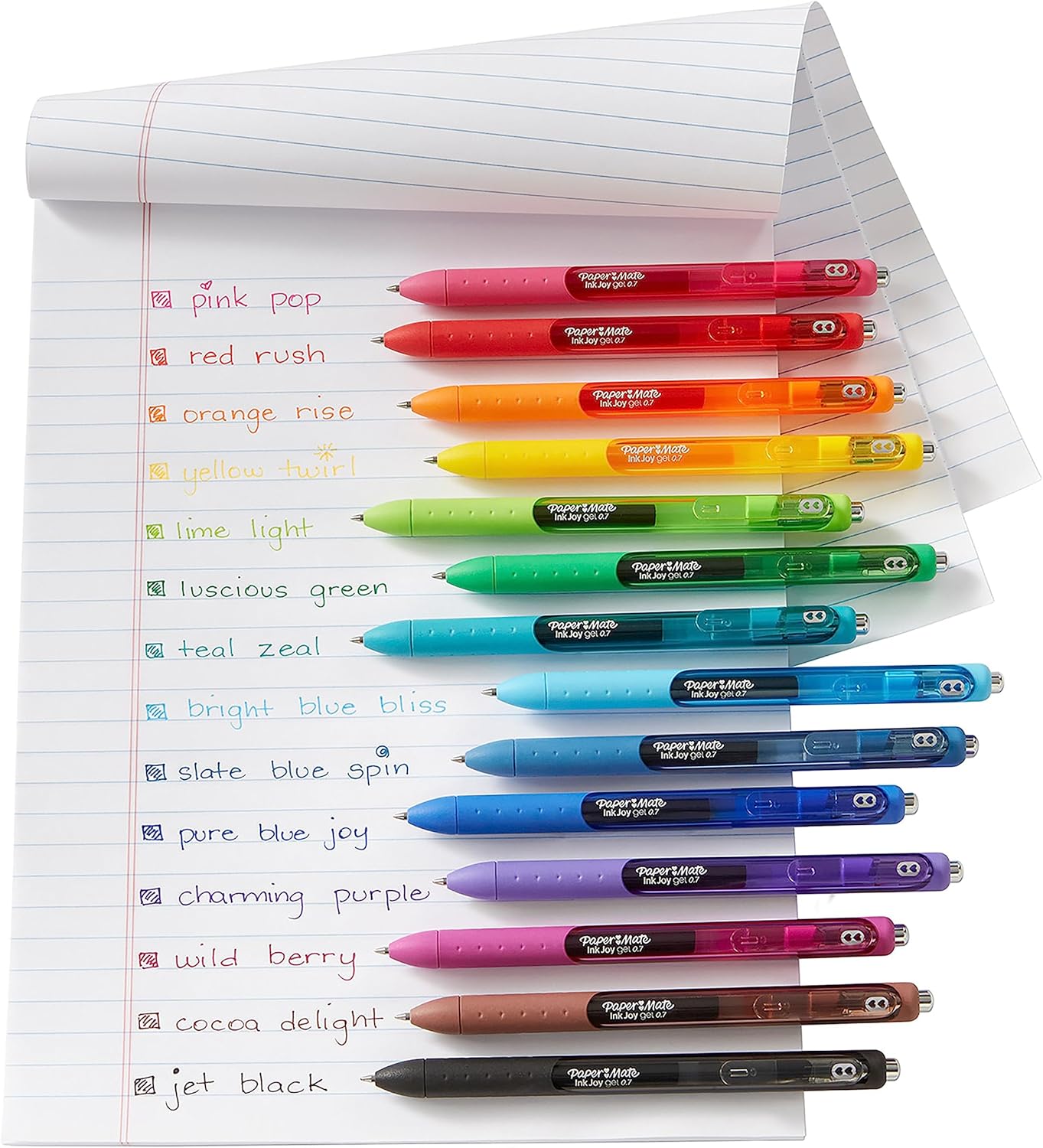 Paper Mate InkJoy Gel Pens | Medium Point (0.7mm) | Assorted Colours | 14 Count-4