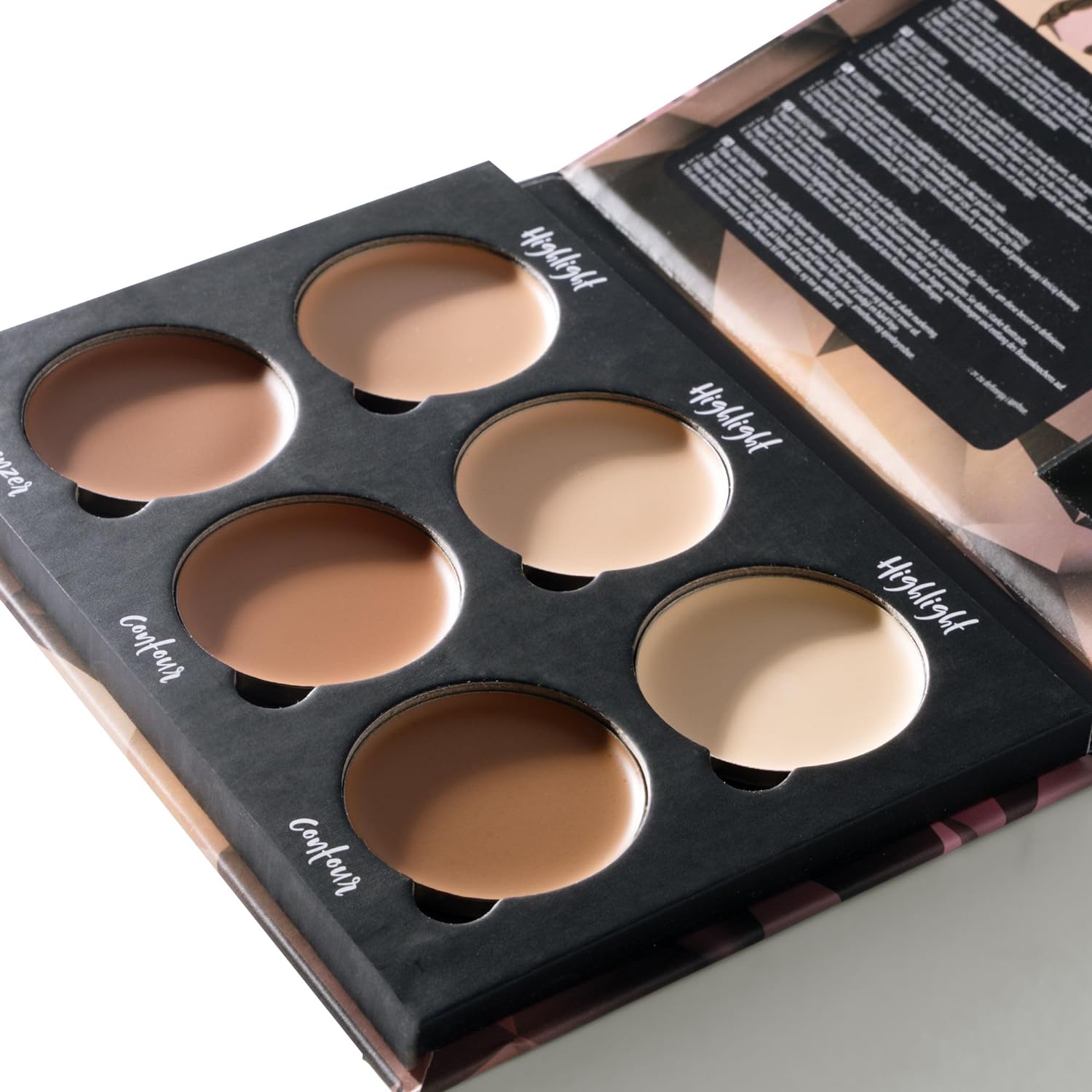 W7 Lift & Sculpt Cream Contour Kit - Concealing, Highlighting & Contouring Makeup Palette - Step-by-Step Instructions Included-2