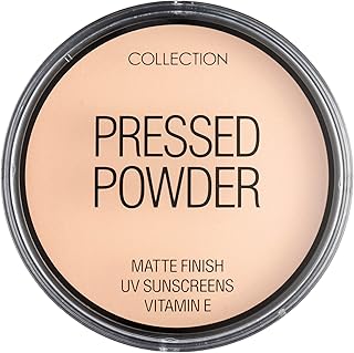 Collection Cosmetics Pressed Powder, Velvety Matte Finish, 17g, Candlelight