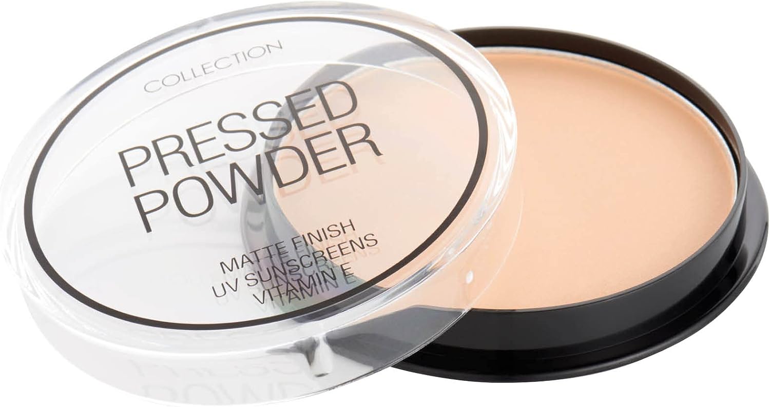 Collection Cosmetics Pressed Powder, Velvety Matte Finish, 17g, Candlelight-1