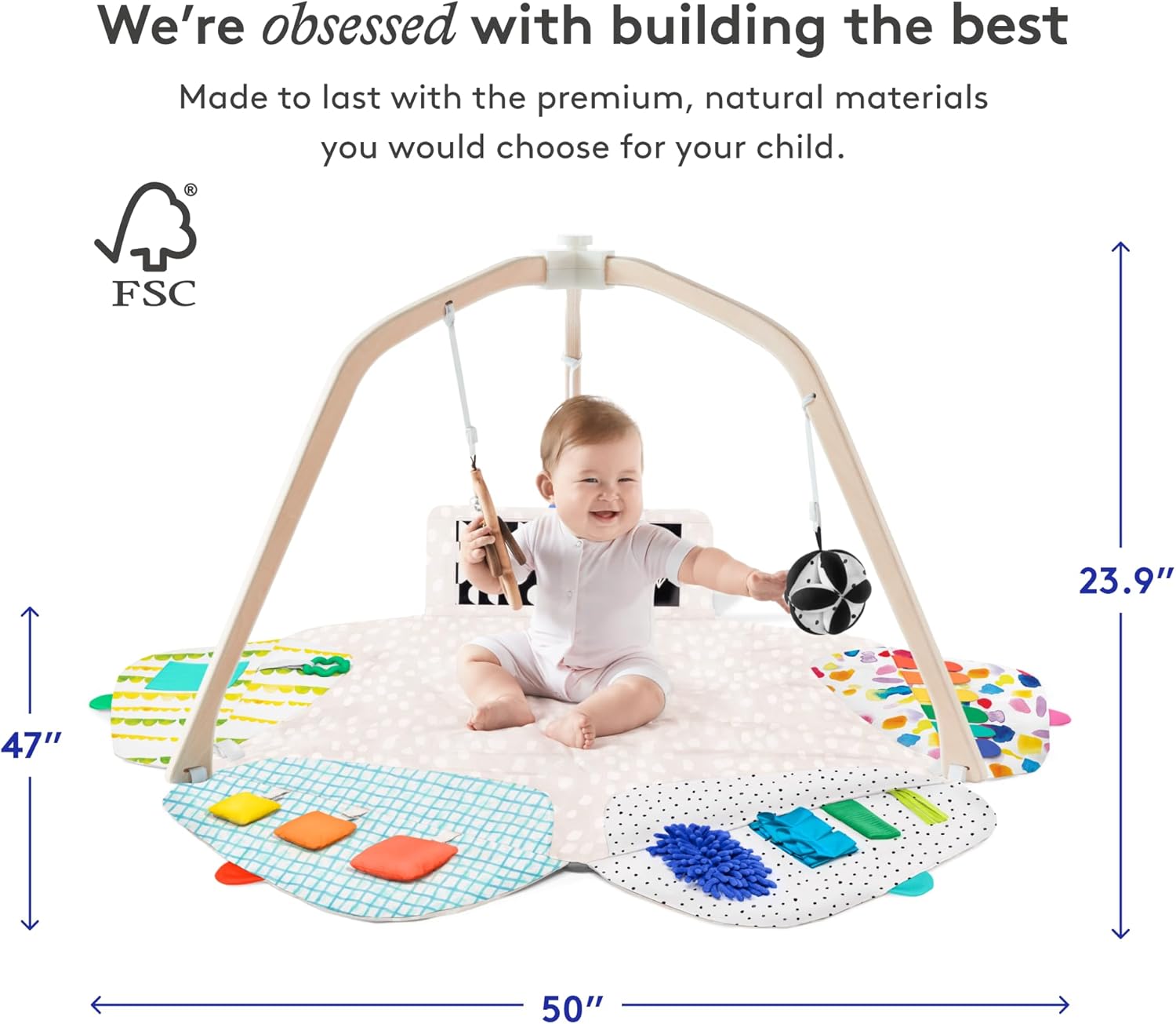 Lovevery The Play Gym: Stage-Based and Sustainable Baby Play Mat & Tummy Time Mat, A Whole Year of Play-6