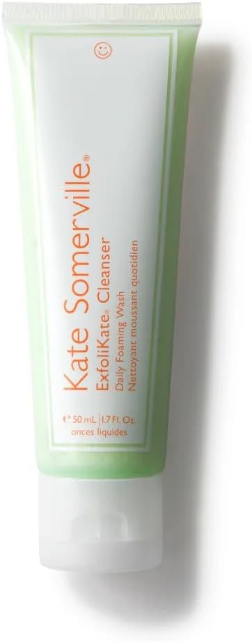 Kate Somerville ExfoliKate Cleanser - Daily Exfoliating Foaming Face Wash - Clinically Formulated Glycolic Acid and Lactic Acid Gentle Facial Scrub-0