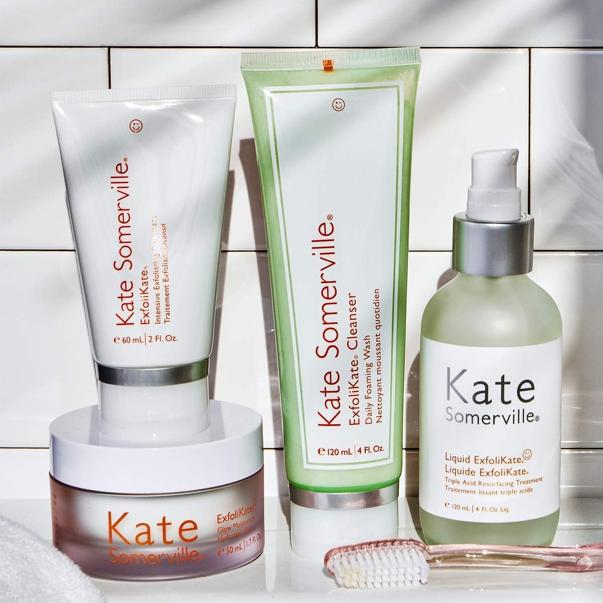 Kate Somerville ExfoliKate Cleanser - Daily Exfoliating Foaming Face Wash - Clinically Formulated Glycolic Acid and Lactic Acid Gentle Facial Scrub-8