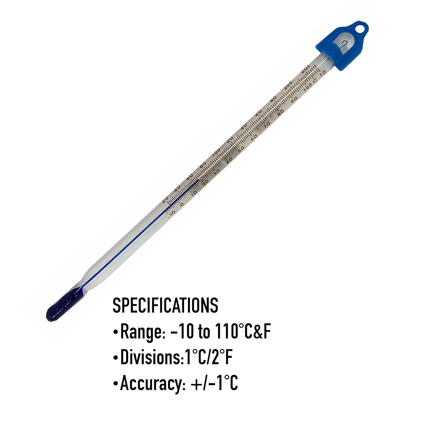 Glass Thermometer -10 to +110 155 mm Water Temperature Thermometer Lab & Scientific Products For Measuring Water Liquid Home Brew Wine and Beer Or For Laboratory Lab Scientific Use Made In UK-6