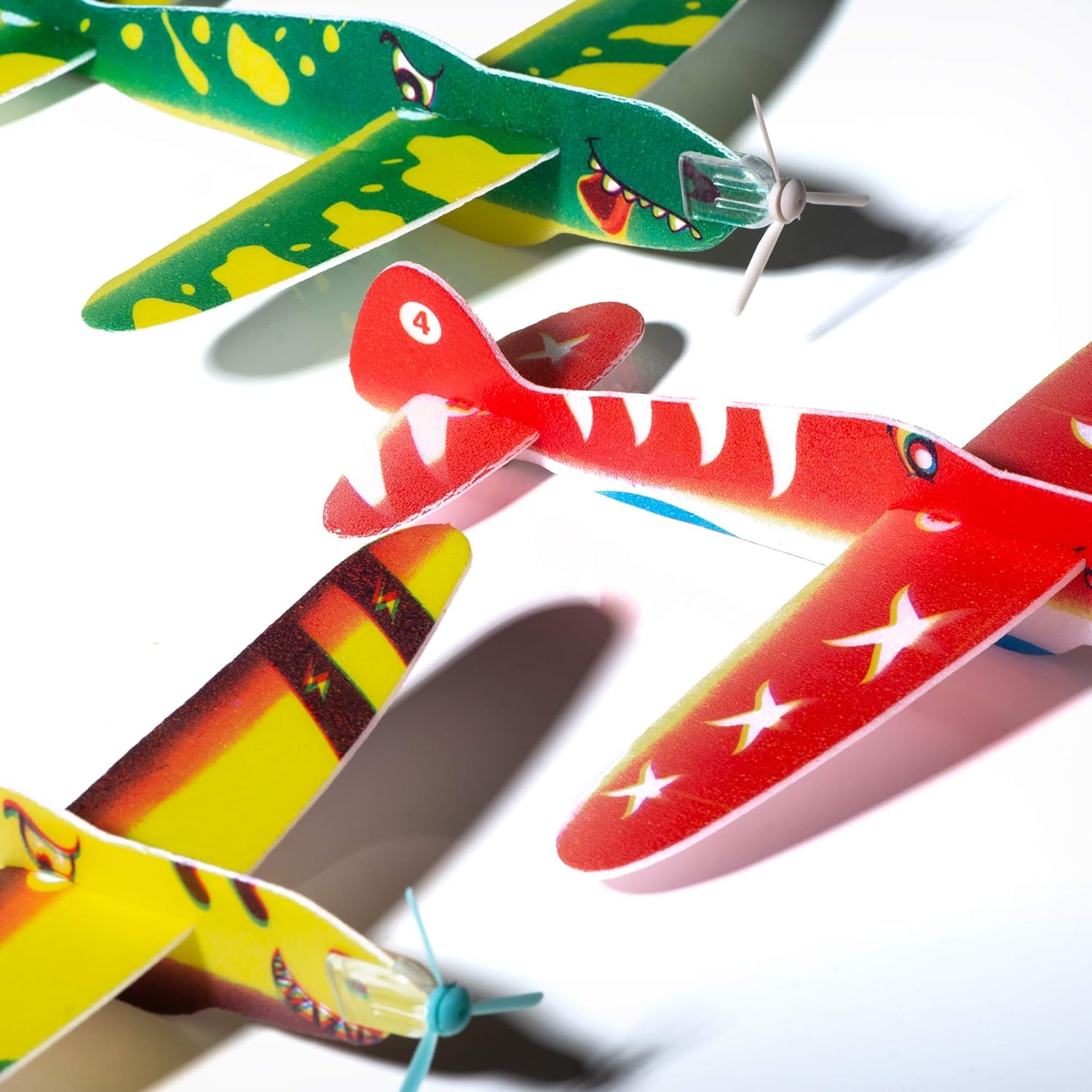 G4GADGET Pack of 12 Dinosaur Flying Glider Planes Kids Gift-Party Loot Bag Stocking Fillers Fun-2