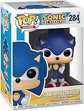 Funko POP! Games Sonic the Hedgehog Sonic With Emerald - Sonic the Hedgehog - Collectable Vinyl Figure - Gift Idea - Official Merchandise - Toys for Kids & Adults - Video Games Fans