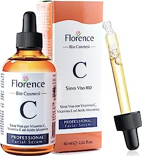 Big 2.11oz. Organic Vitamin C Serum for Face with Hyaluronic Acid & Niacinamide. Anti-Dark Spots, Wrinkle, Aging Brightening Facial and Eye Contour Vitamin C Serum. Brightening Women and Men Skin Care