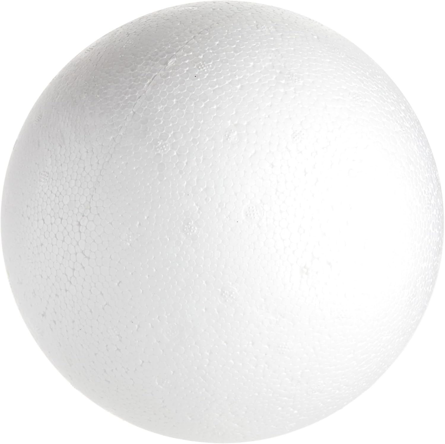 2 Pack Large Foam Balls for Crafts, 19 cm Diameter Solid Polystyrene Spheres for DIY Projects, Flower Centerpieces (White)-7