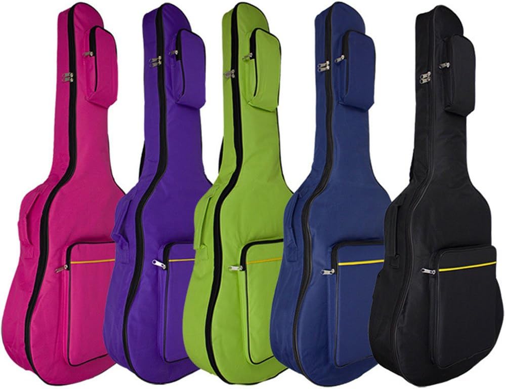 MINGZE 41 Inch Guitar Bag, Guitar Gig Bags,Plus Cotton Thick Waterproof Adjustable Shoulder Strap Guitar Backpack, A Variety of Colors-2