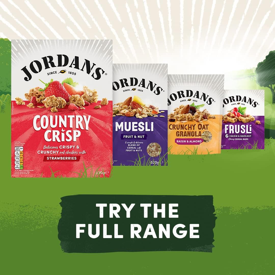 Jordans Country Crisp Honey & Nut | Breakfast Cereal | Vegetarian | 6 PACKS of 500g-7