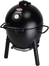 Char-Griller E6714 AKORN Jr. Kamado, Ash Portable Charcoal Grill