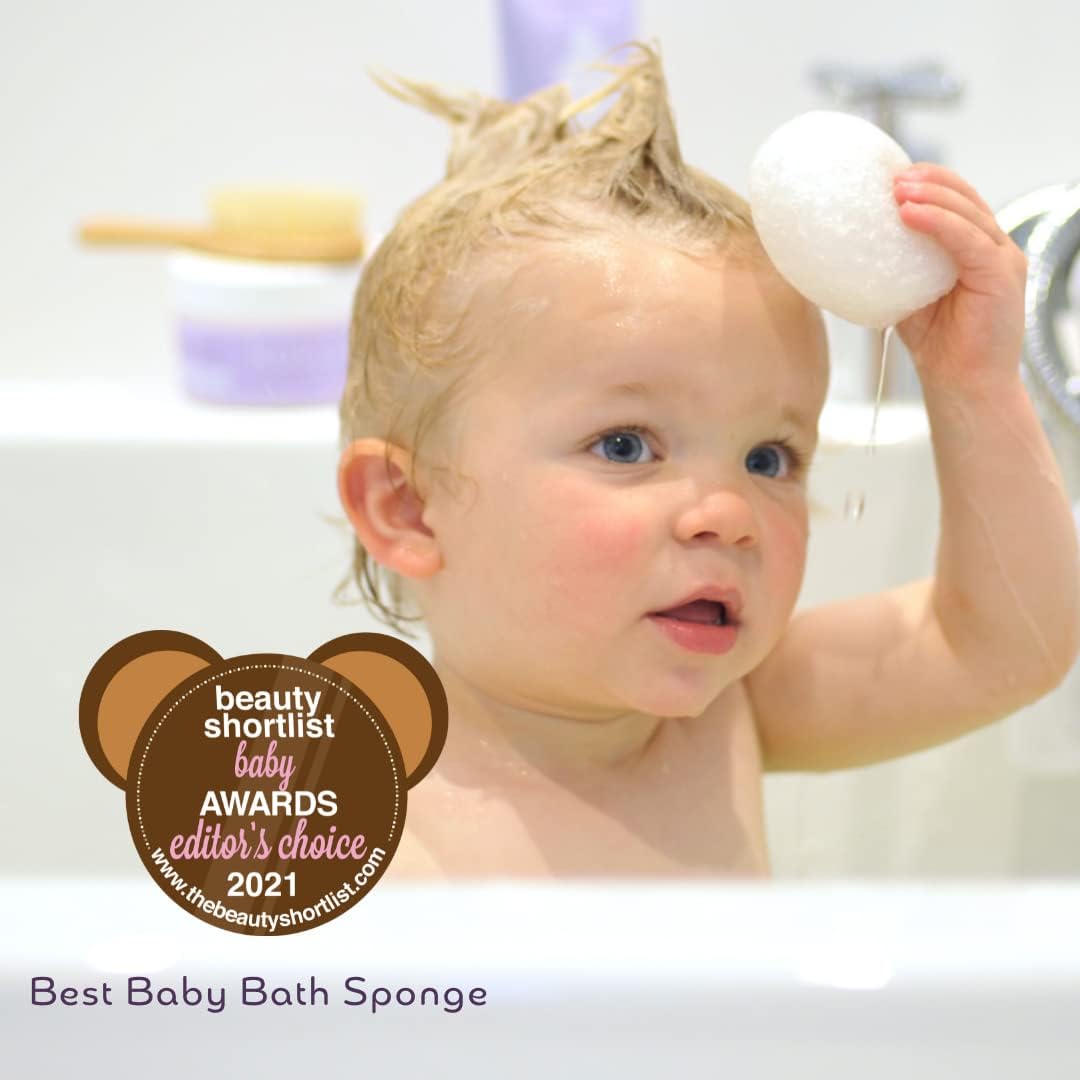 Kokoso Baby Natural Sponge – Super Soft Natural Baby Bath Sponge, Perfect as a Newborn Sponge and Baby Face Sponge-5