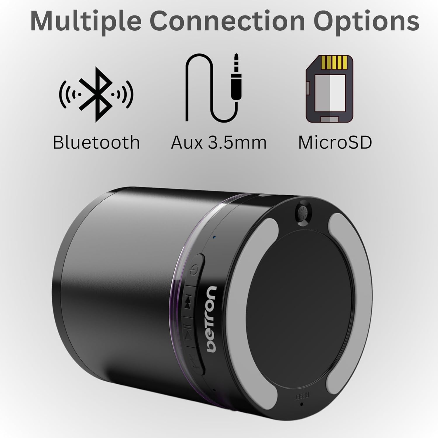 Betron Bluetooth Speaker Wireless Mini Small Portable-3