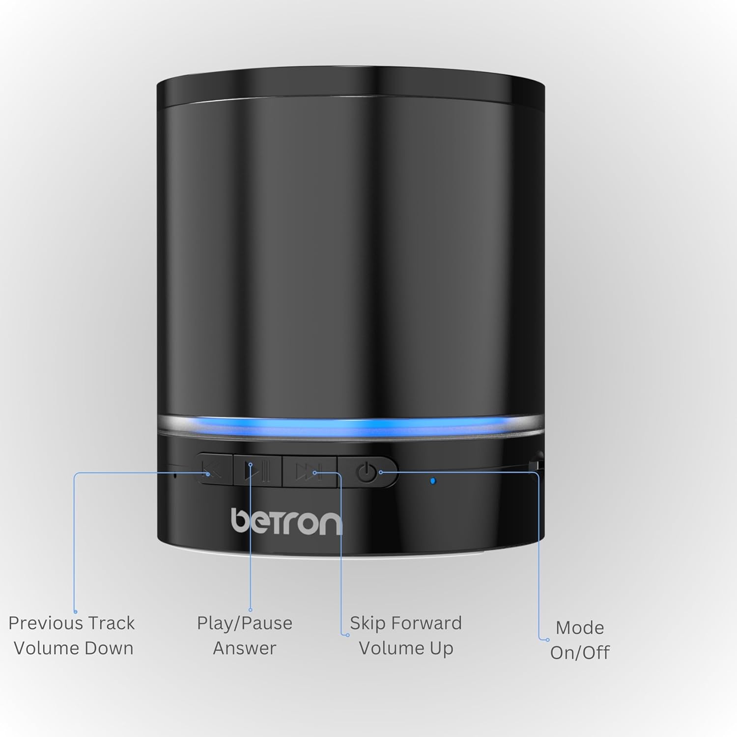 Betron Bluetooth Speaker Wireless Mini Small Portable-4