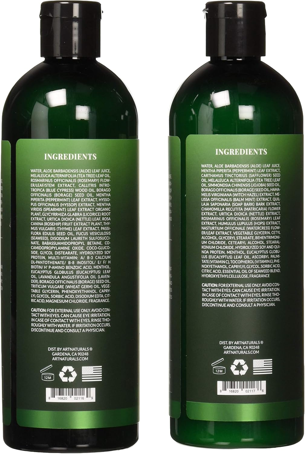 Art Naturals - Revitalizing Cleanse Shampoo & Conditioner Duo Tea Tree - 2 Count-2