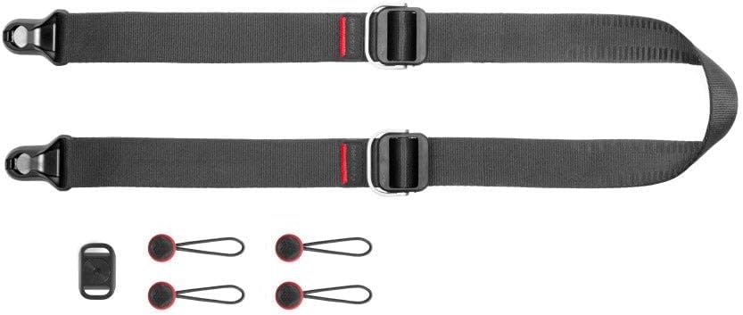 Peak Design SLL-BK-3 Slide Lite, Mirrorless Camera Strap, Black-0