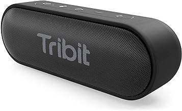 Bluetooth Speaker Tribit XSound Go [Upgraded] 16W Portable Wireless Speaker IPX7 Waterproof Speakers,Type-C,Wireless Stereo Pairing,100ft Bluetooth Range