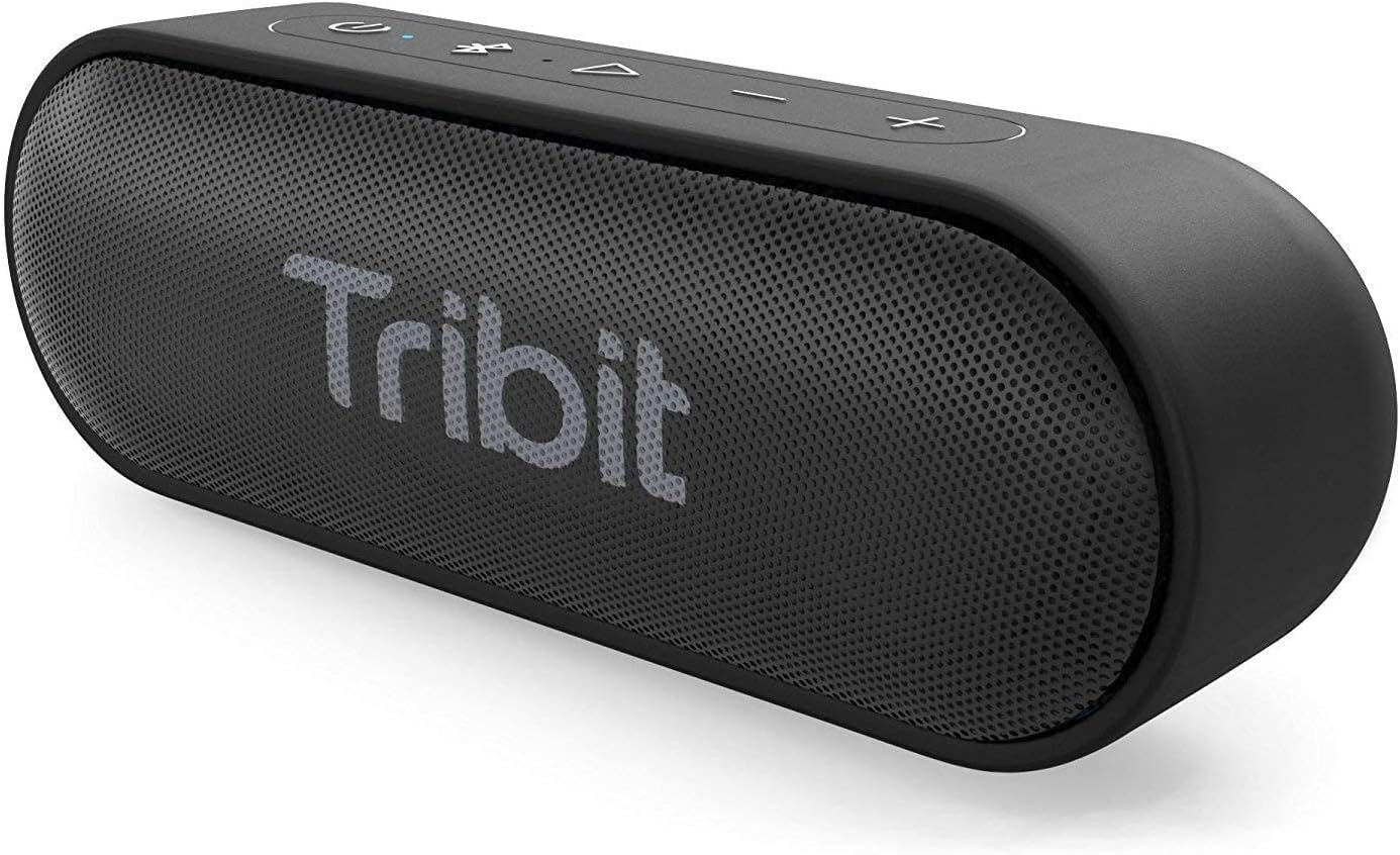 Bluetooth Speaker Tribit XSound Go [Upgraded] 16W Portable Wireless Speaker IPX7 Waterproof Speakers,Type-C,Wireless Stereo Pairing,100ft Bluetooth Range-0