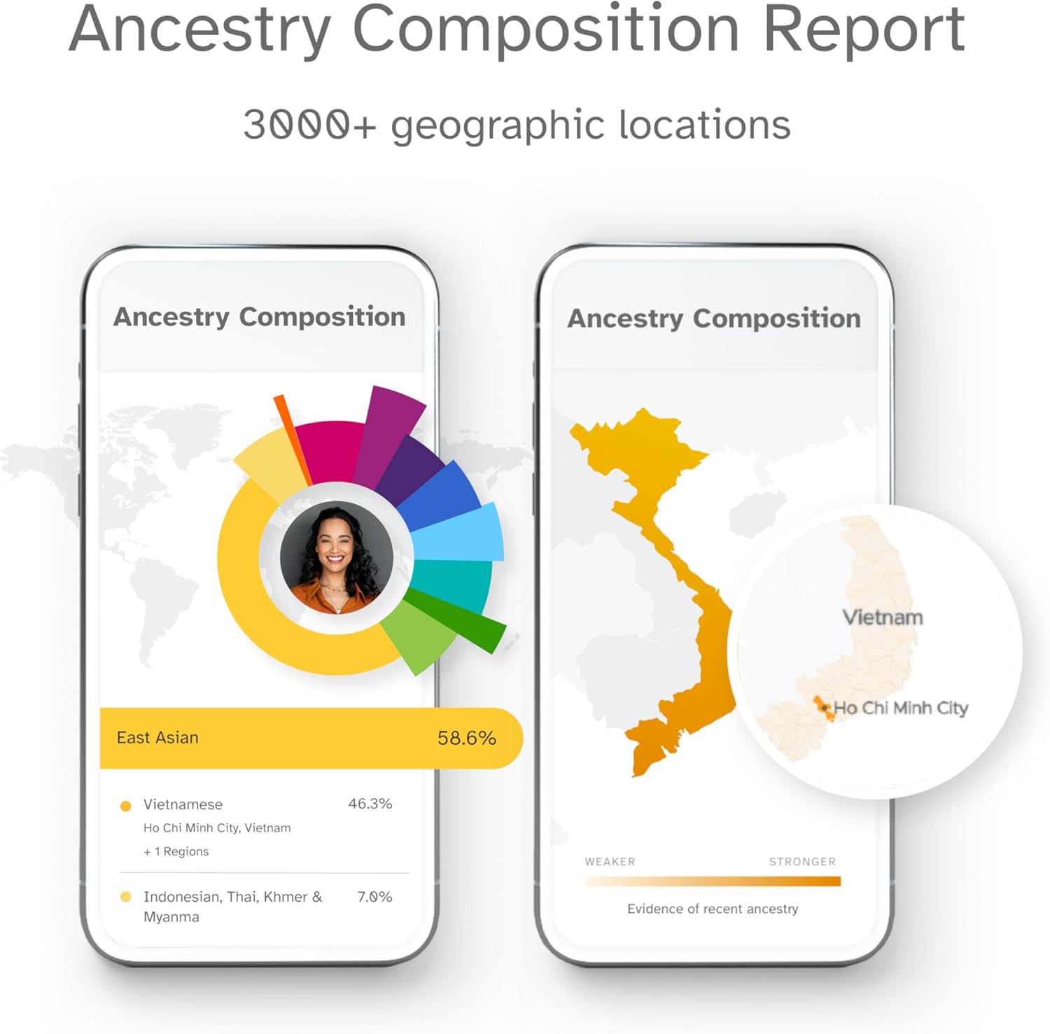 23andMe Ancestry Service: Personal Genetic DNA Test with 3000+ Geographic Locations, Family Tree, DNA Relative Finder, and Trait Reports-1