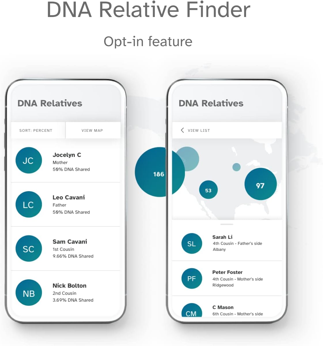 23andMe Ancestry Service: Personal Genetic DNA Test with 3000+ Geographic Locations, Family Tree, DNA Relative Finder, and Trait Reports-2