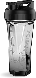 Helimix 2.0 Vortex Blender Shaker Bottle Upto 828 ml | No Blending Ball or Whisk | USA Made | Portable Pre Workout Whey Protein Drink Shaker Cup | Mixes Cocktails Smoothies Shakes | Top Rack Safe