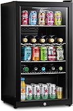 Subcold Super85 LED - Under-Counter Fridge | 85L Beer, Wine & Drinks Fridge | LED Light + Lock and Key | Energy Efficient (Black, 85L)…