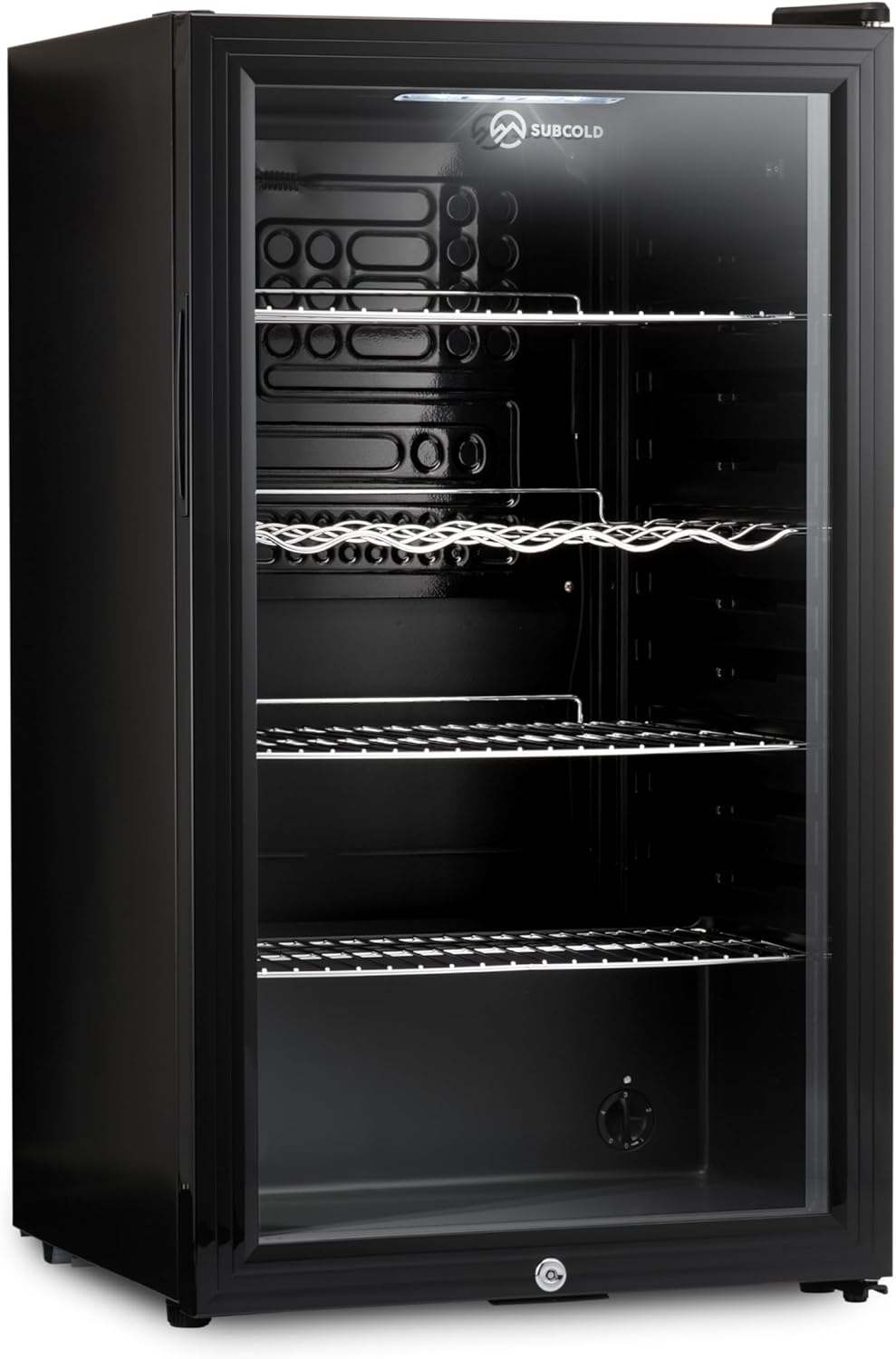 Subcold Super85 LED - Under-Counter Fridge | 85L Beer, Wine & Drinks Fridge | LED Light + Lock and Key | Energy Efficient (Black, 85L)…-4