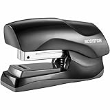 Bostitch Office Heavy Duty Stapler, 40 Sheet Capacity, No Jam, Half Strip, Fits into The Palm of Your Hand, for Classroom, Office or Desk, Black