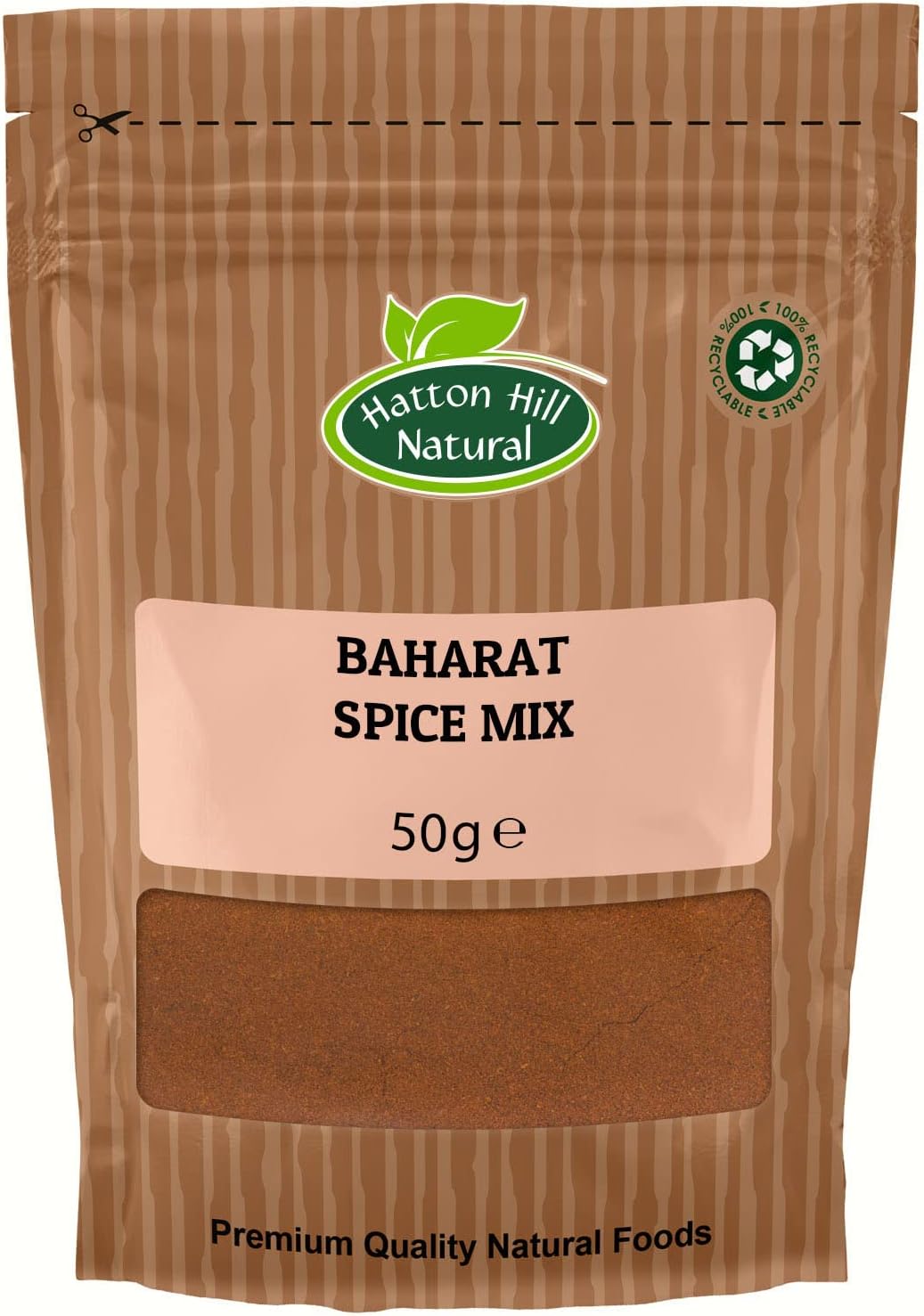 Baharat Spice Mix (Aromatic & Peppery Spice Blend) 50g by Hatton Hill - Free UK Delivery-0