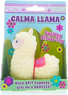 Boxer Gifts Calma Llama Stress Toy - Squishy Fidget Toys & Stress Balls For Adults - Helps With Anxiety Relief - Office Desk Toy Fun Stocking Filler Gifts For Women - Colleagues Secret Santa Gift