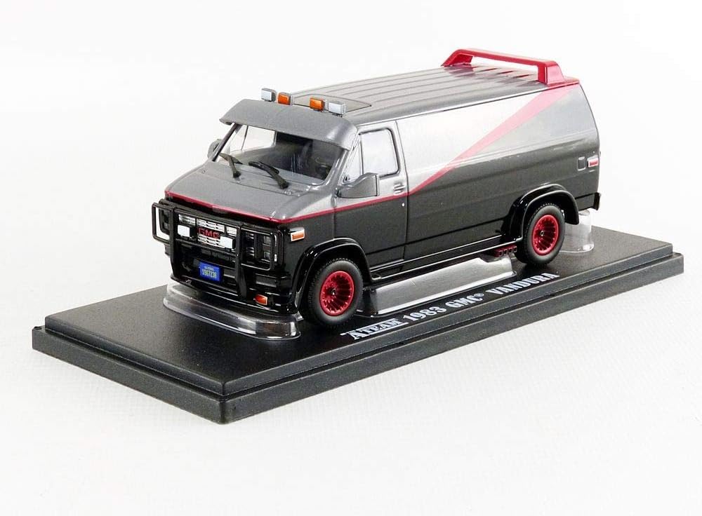 Greenlight Collectibles - 86515 - GMC VANDURA 1983 From A-TEAM Tv Movie 12cm Scale 1/43 - DieCast Model-0