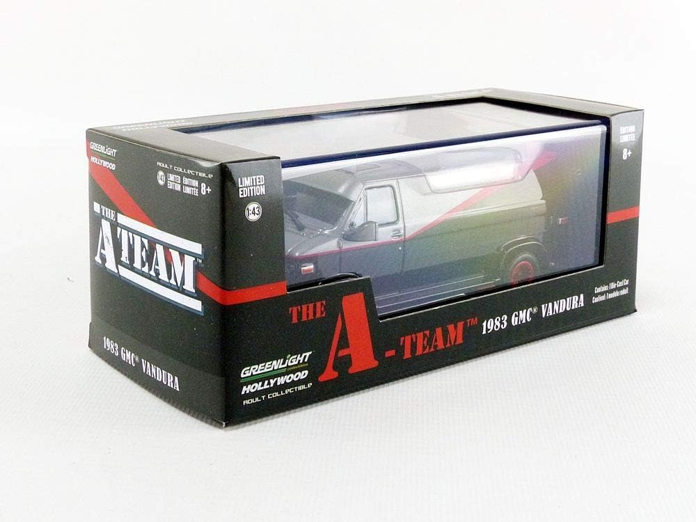 Greenlight Collectibles - 86515 - GMC VANDURA 1983 From A-TEAM Tv Movie 12cm Scale 1/43 - DieCast Model-2