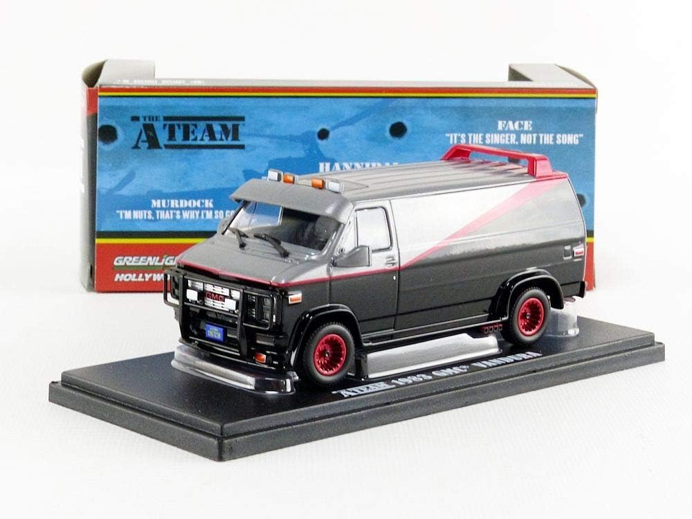 Greenlight Collectibles - 86515 - GMC VANDURA 1983 From A-TEAM Tv Movie 12cm Scale 1/43 - DieCast Model-6