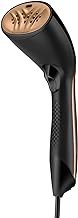 Philips Steam&Go Plus Handheld Clothes Steamer, Vertical and Horizontal Garment Steamer, No Ironing Board Needed, 0.07 Litre, 1300 W, Black/Copper, GC362/86