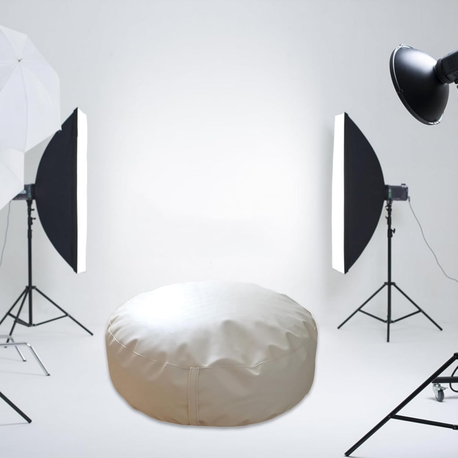 80X40CM Newborn Baby Posing Beanbag Photography Studio Prop | Floor Cushion or Soft Toy Storage | Bean Filling NOT Included |-2