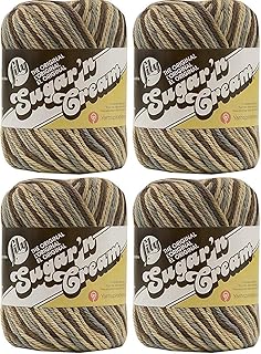 LILY Sugar 'n Cream Pack of 4-57.9g Each Ball-Earth Ombre