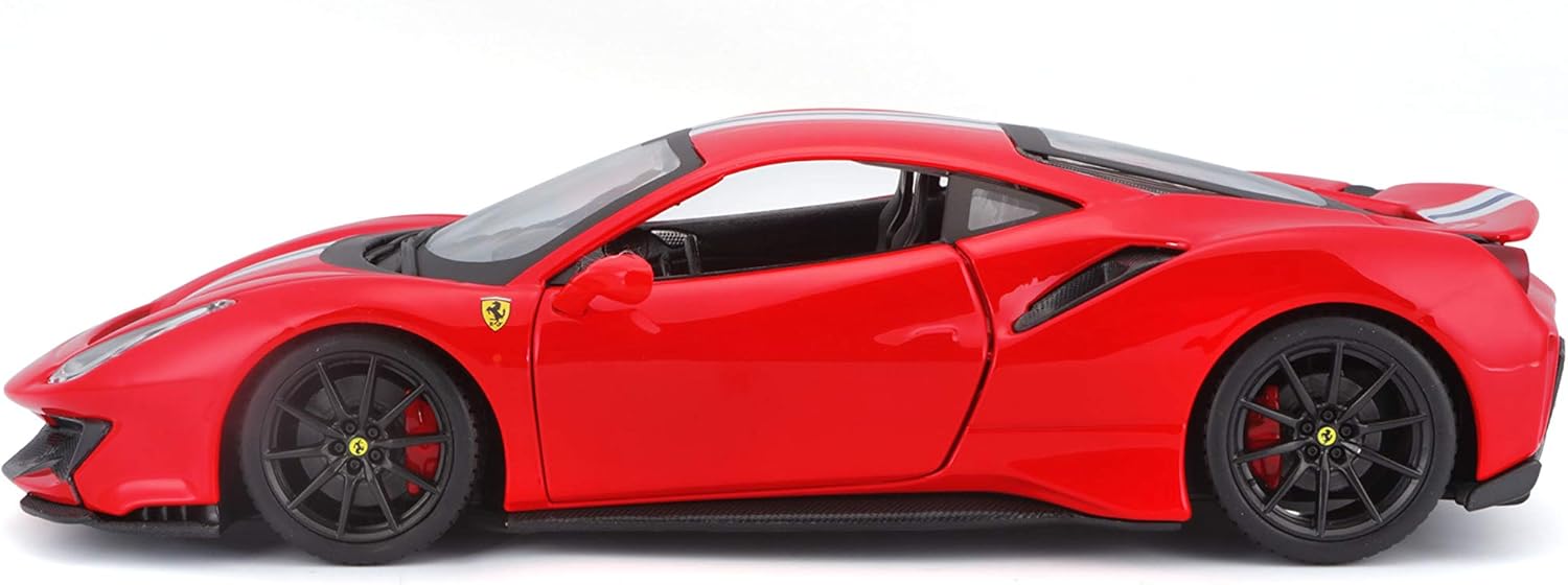 Bburago 1 24 - Ferrari 488 Pista R&P car - Assorted colors - 1 piece,Red, Medium-11