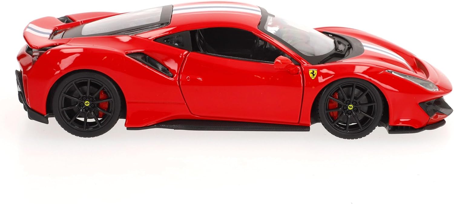 Bburago 1 24 - Ferrari 488 Pista R&P car - Assorted colors - 1 piece,Red, Medium-4