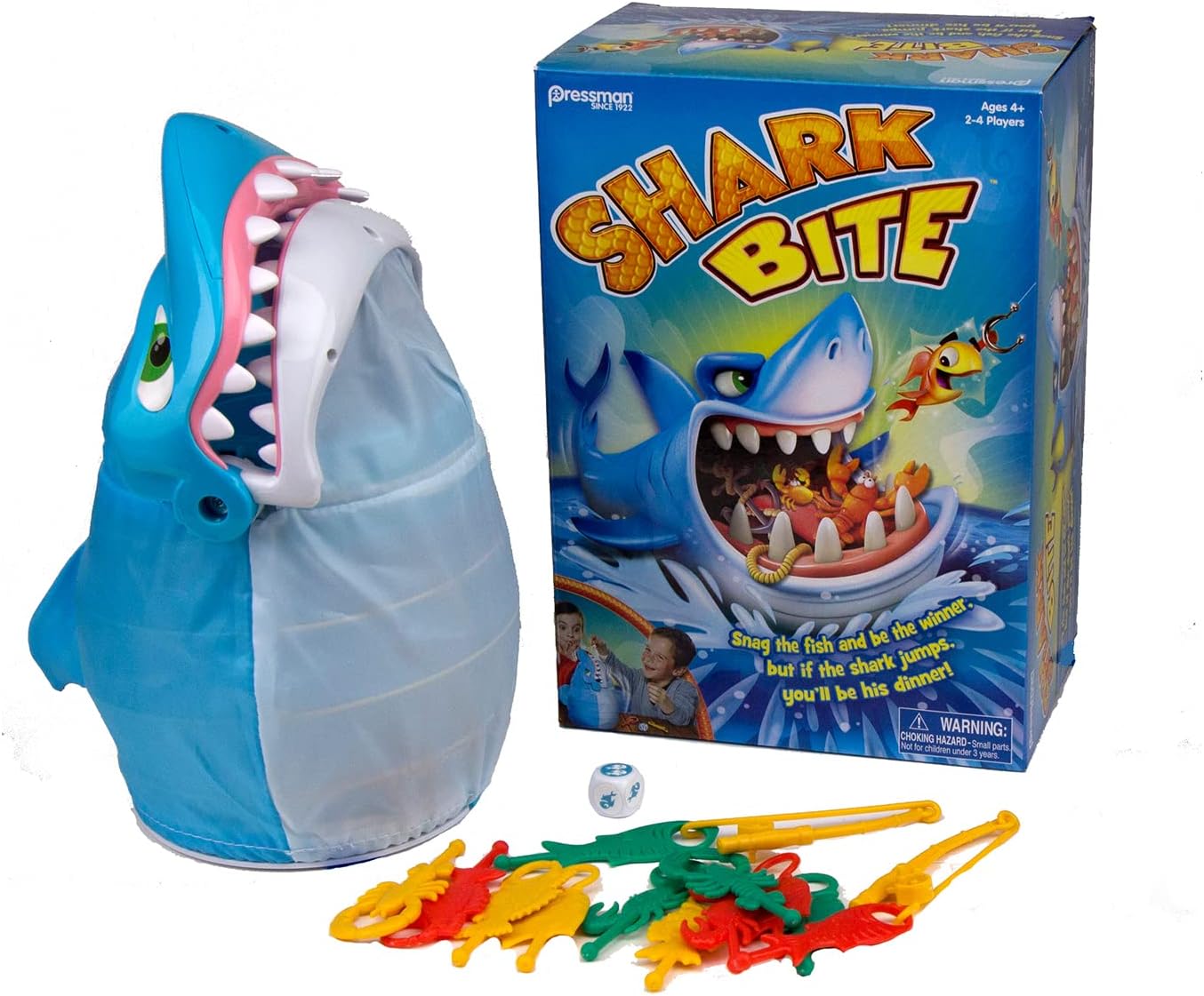 Goliath Games Shark Bite with Bonus Let's Go Fishing Card Game Kids Action Games | For Ages 4+ | For 2-4 players-0