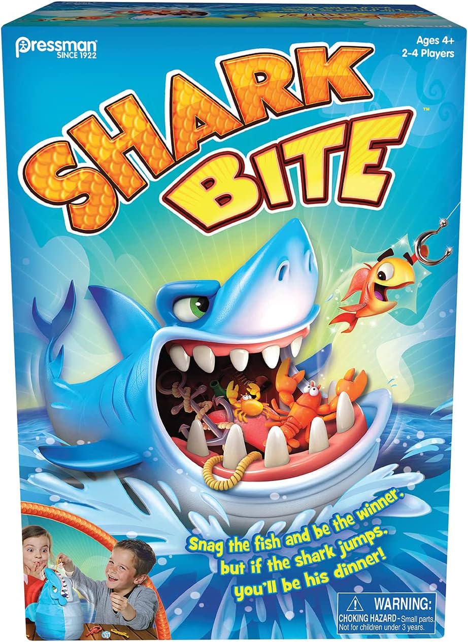 Goliath Games Shark Bite with Bonus Let's Go Fishing Card Game Kids Action Games | For Ages 4+ | For 2-4 players-1